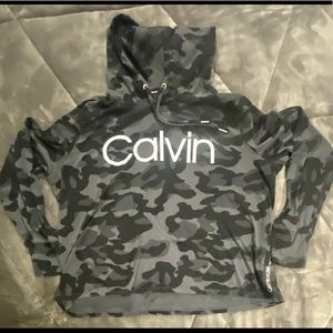 Black and gray cami Calvin Klein light sweat shirt- size Lg